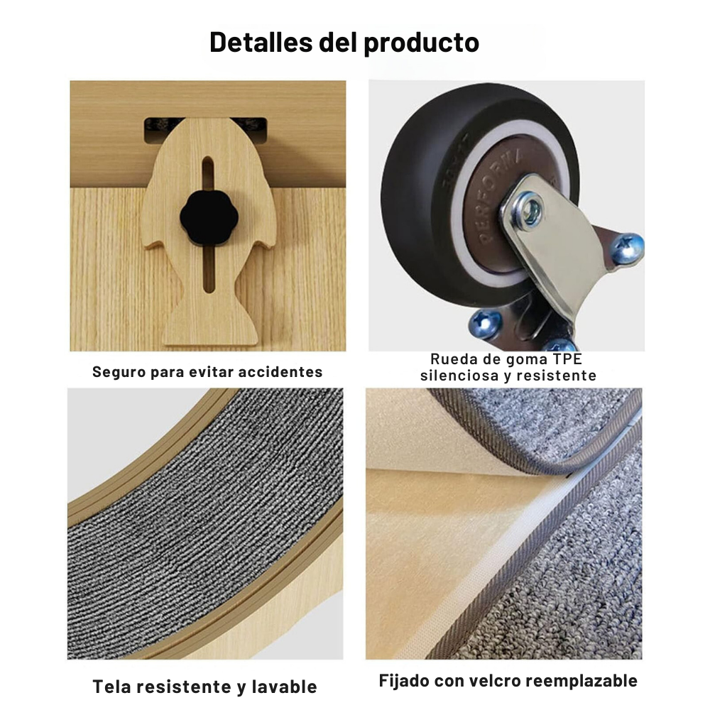 Rueda Caminadora Para Gatos Entrenamiento Gigante XL-2