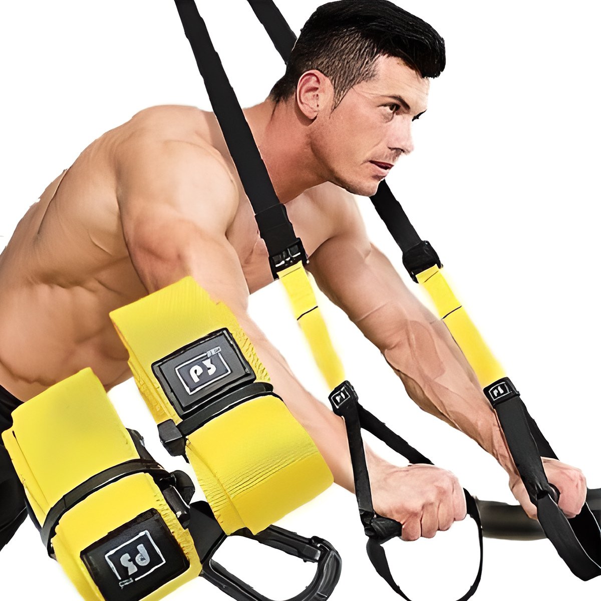 Set Kit Bandas Trx De Suspension P3 Pro 2 Para Entrenamiento - Color Rosado-3