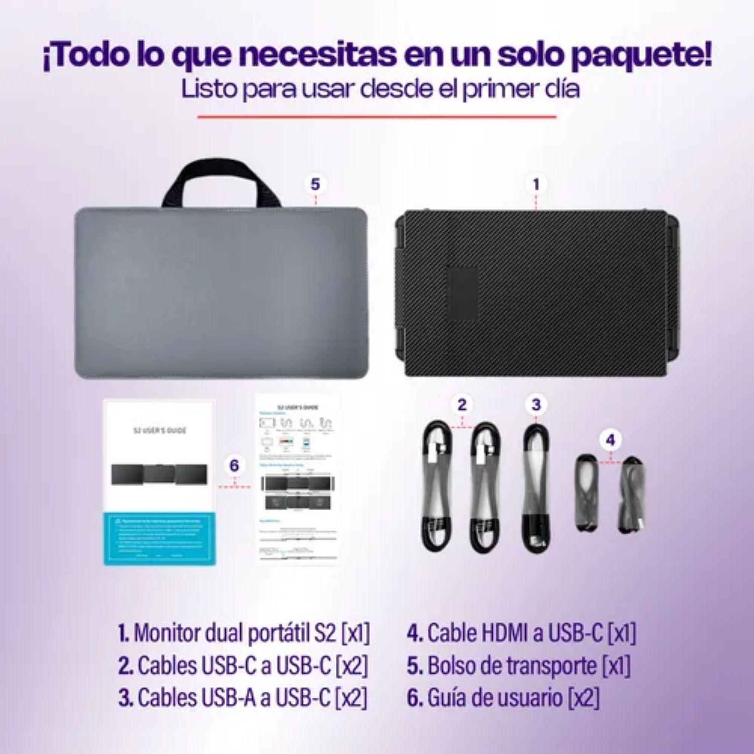 Extensor Dual De Pantalla Notebook Portatil 14 Pulgadas-4