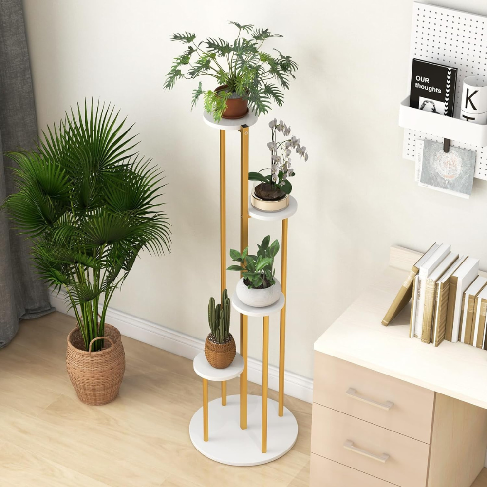 Soporte De 4 Niveles Para Macetas Plantas Decorativo-5