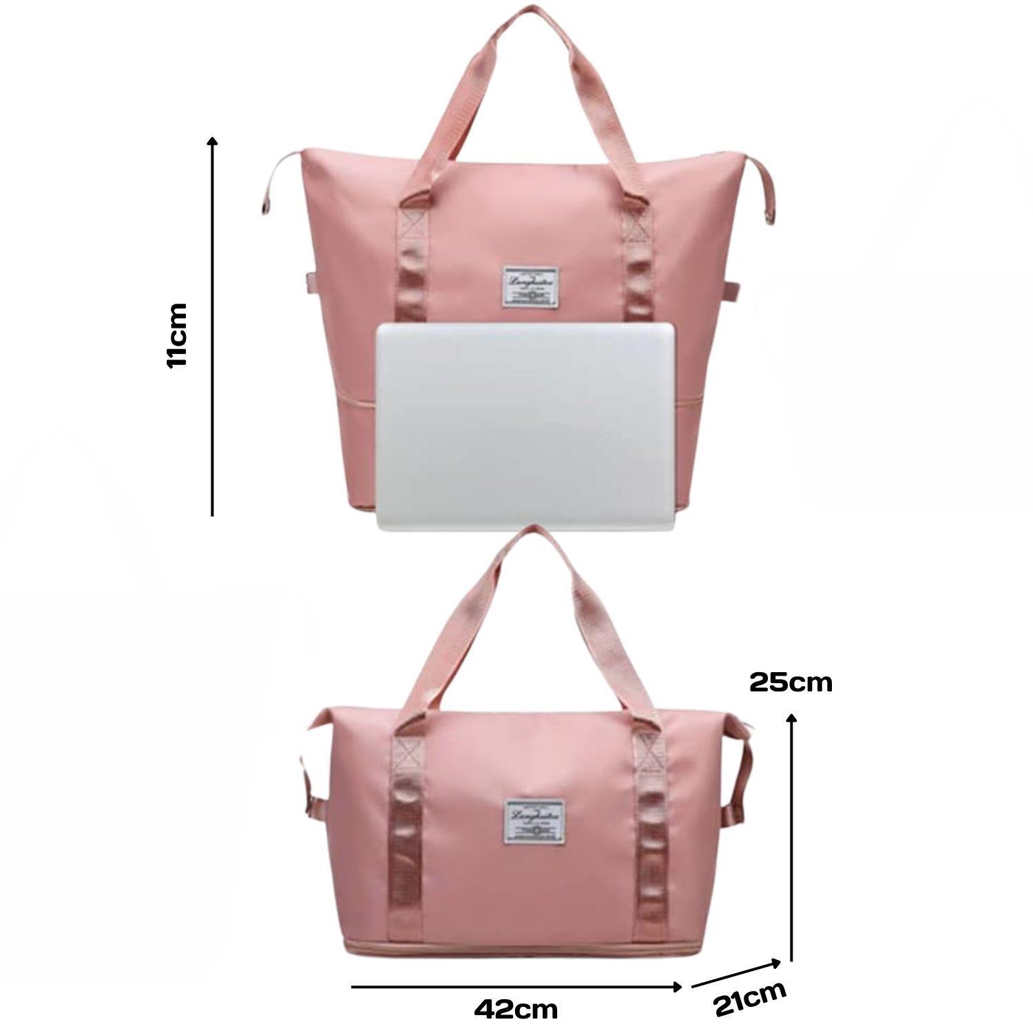 Bolso Cartera De Viaje Equipaje De Mano Expansible Portatil-3