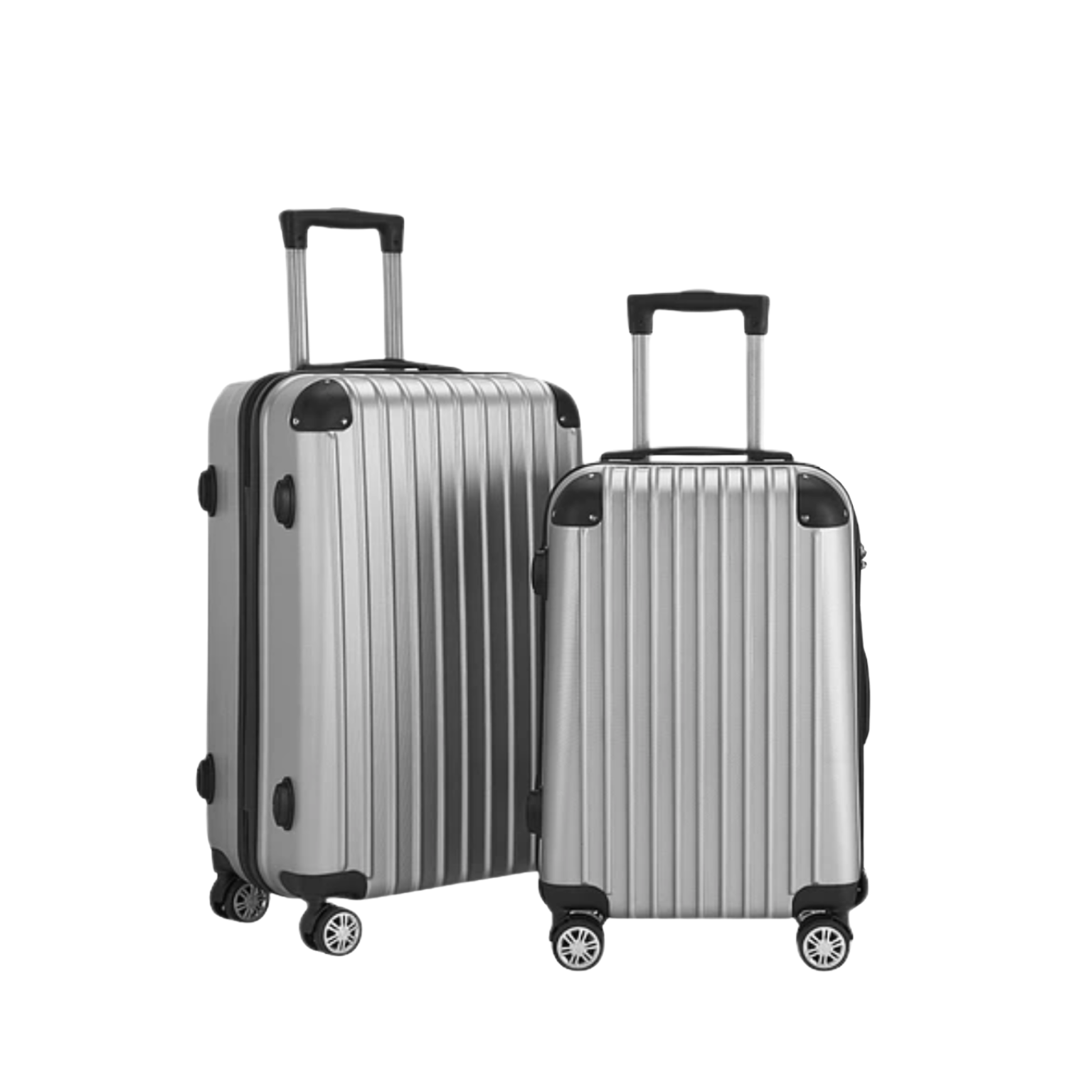 Set De 2 Maletas De Viaje Equipaje Resistente Con Cerradura-0