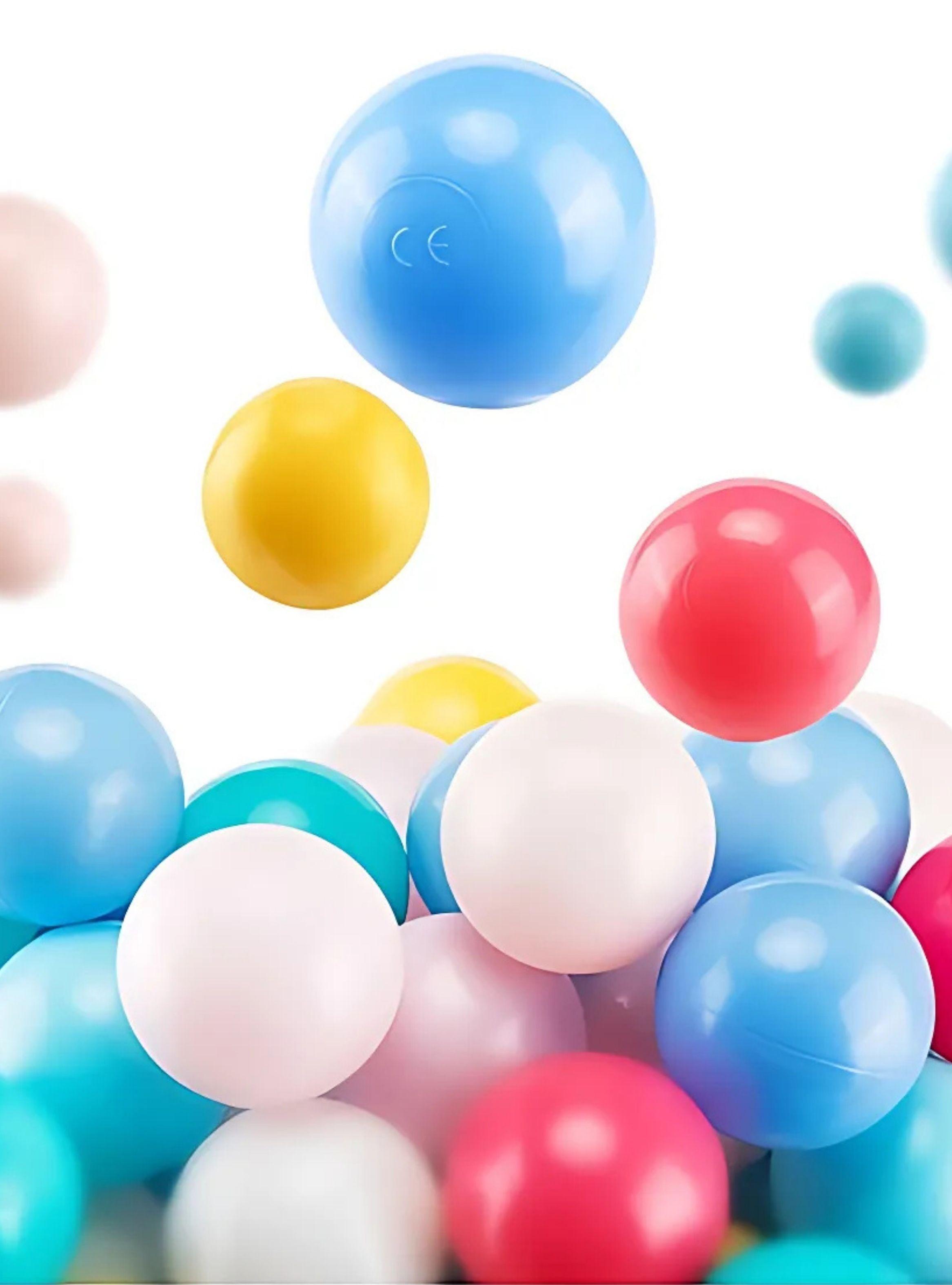 Pack 100 Pelotas Plásticas Para Piscina 7 cm Infantil-5