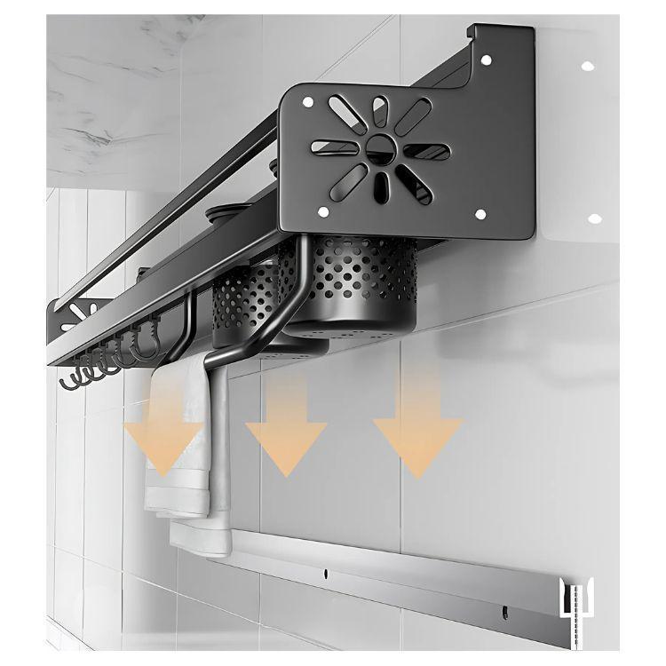 Soporte Pared Para Utensilios de Cocina Multiuso-3