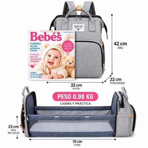 Bolso Mochila Cuna Plegable Impermeable Multi-5