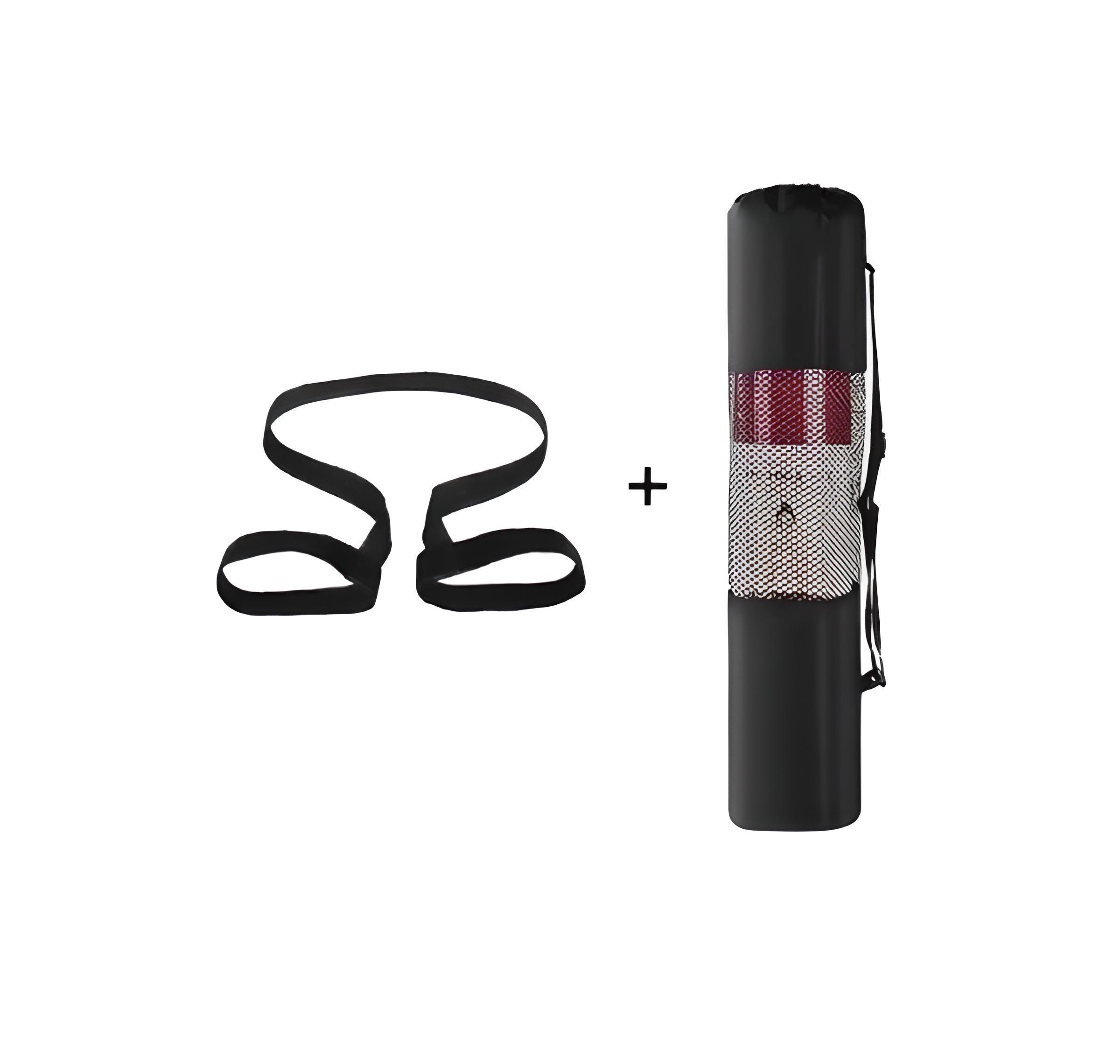 Yoga Mat 10 Mm Con Bolso + Strap Color Rosa-1