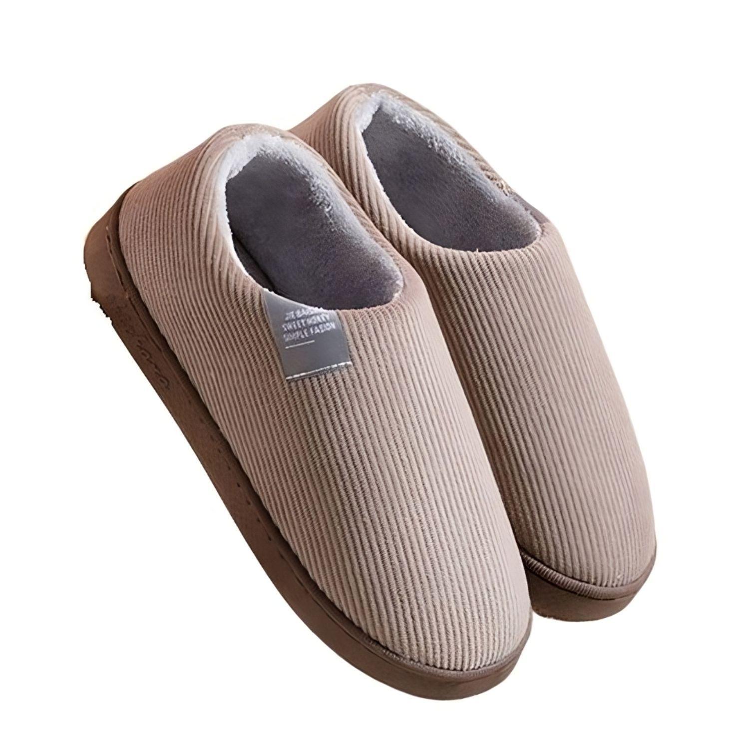 Pantufla Para Hombre Y Mujer De Colores - Café-0