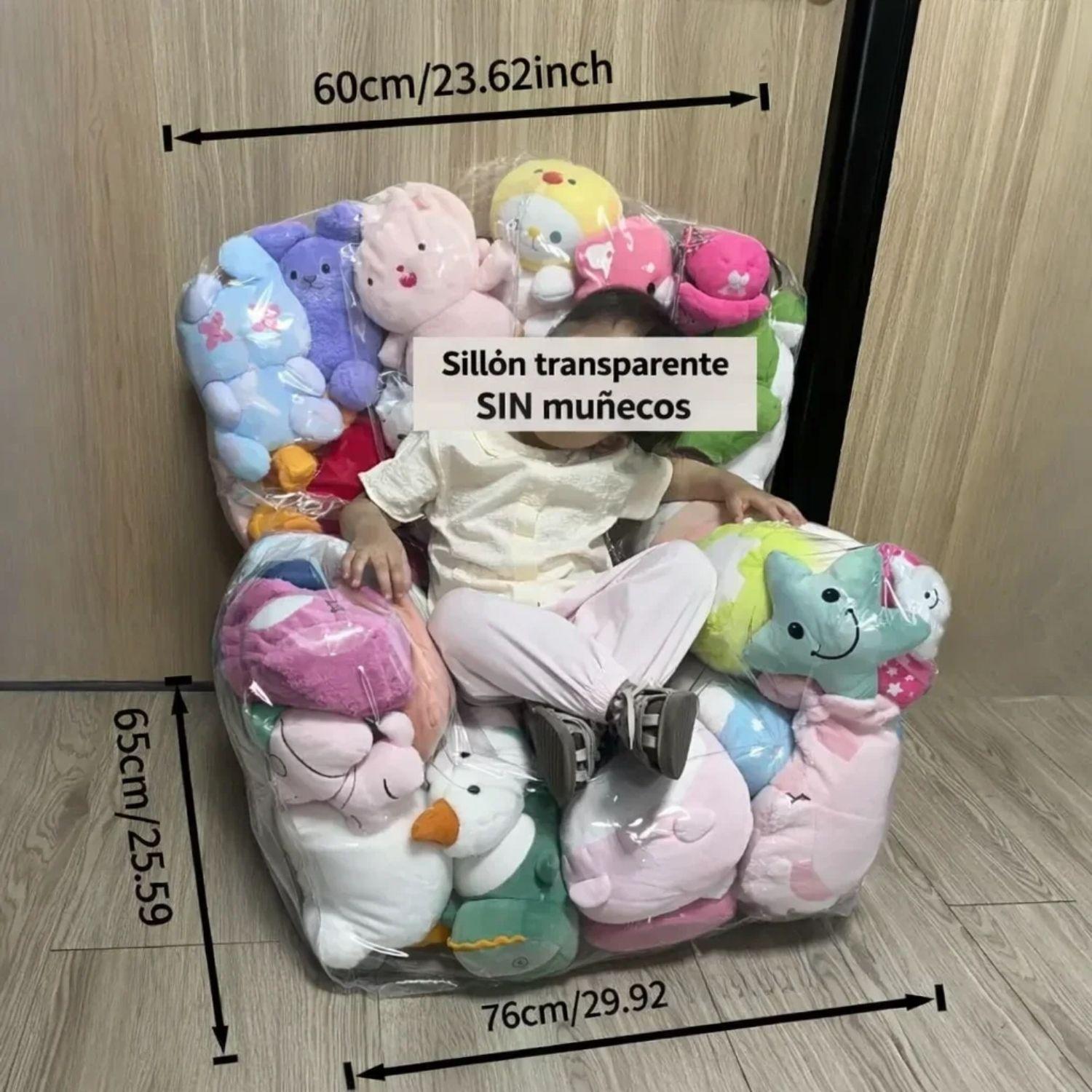Silla Transparente para Guardar Peluches Práctica-2