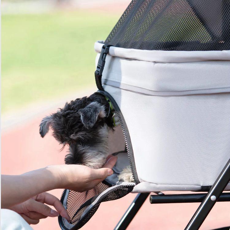 Coche Para Mascotas Raza Pequeña Plegable 20kg-5