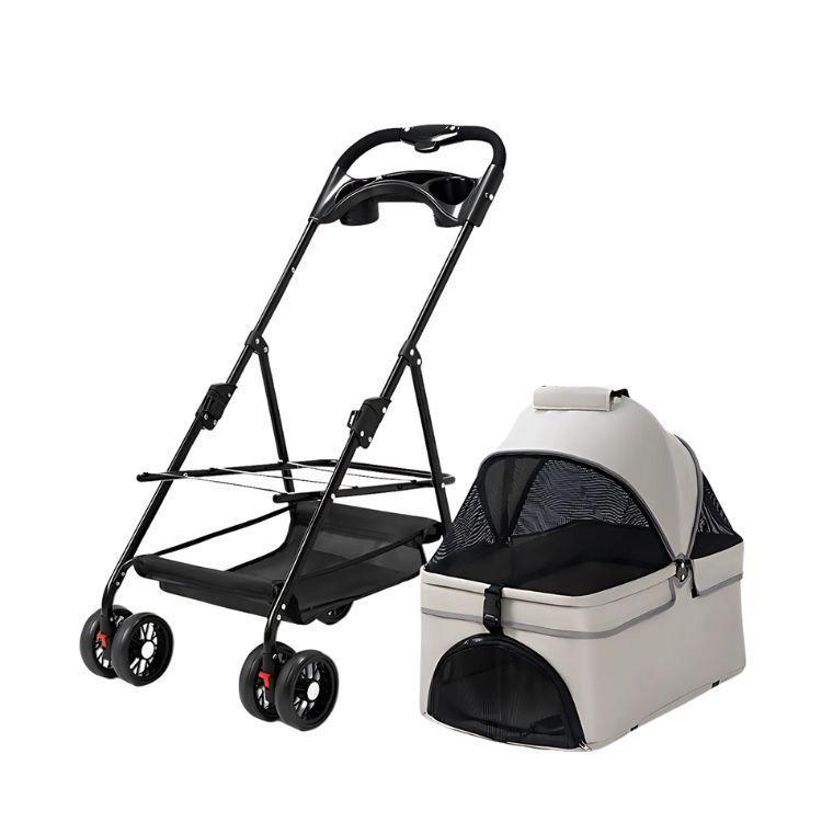 Coche Para Mascotas Raza Pequeña Plegable 20kg-4