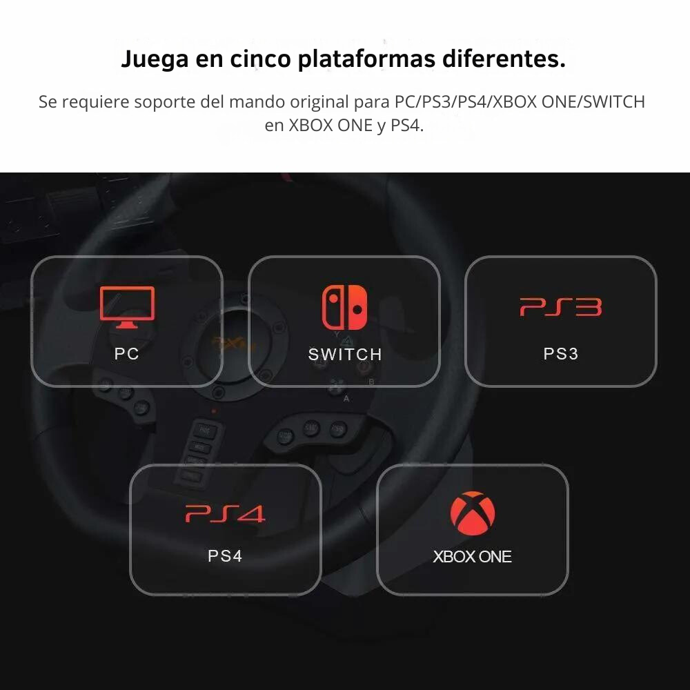 Volante Y Pedales V900 Para Switch PC PS3 PS4 Xbox One X/S-5
