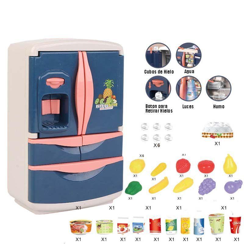 Refrigerador Cocina Spray Simulación Freezer-4
