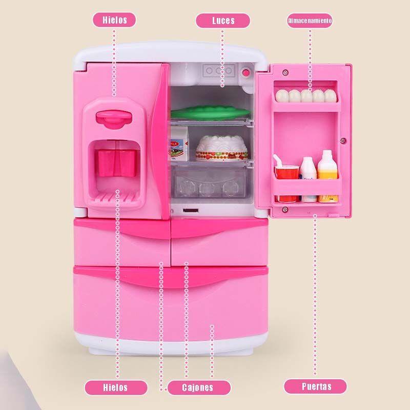 Refrigerador Cocina Spray Simulación Freezer-2