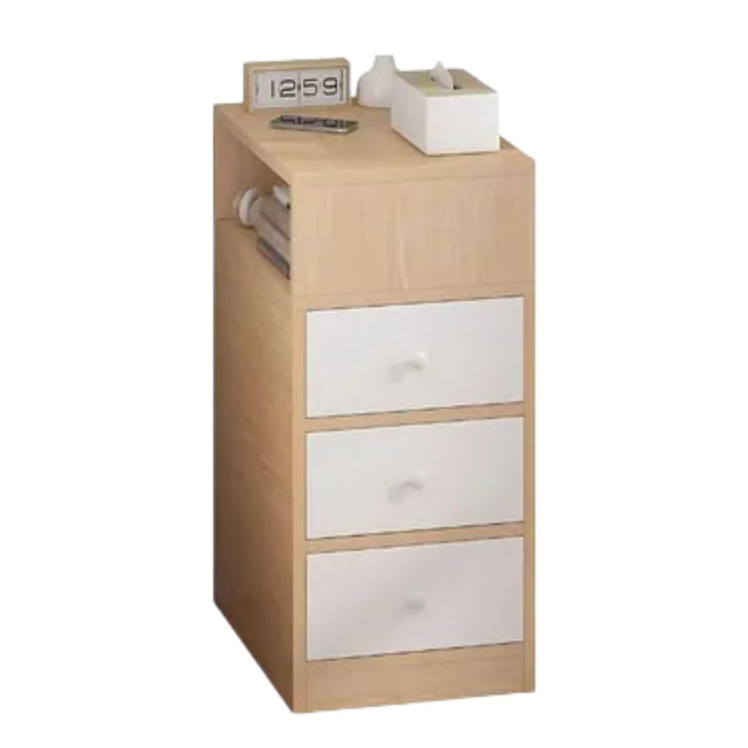 Cajonera Comoda 30x30x66cm Estante Mesa De Noche Velador-0