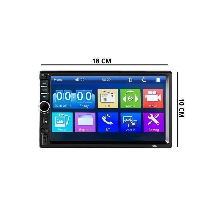 Radio Pantalla Táctil Para Autos 7" Pulgadas Bluetooth-1