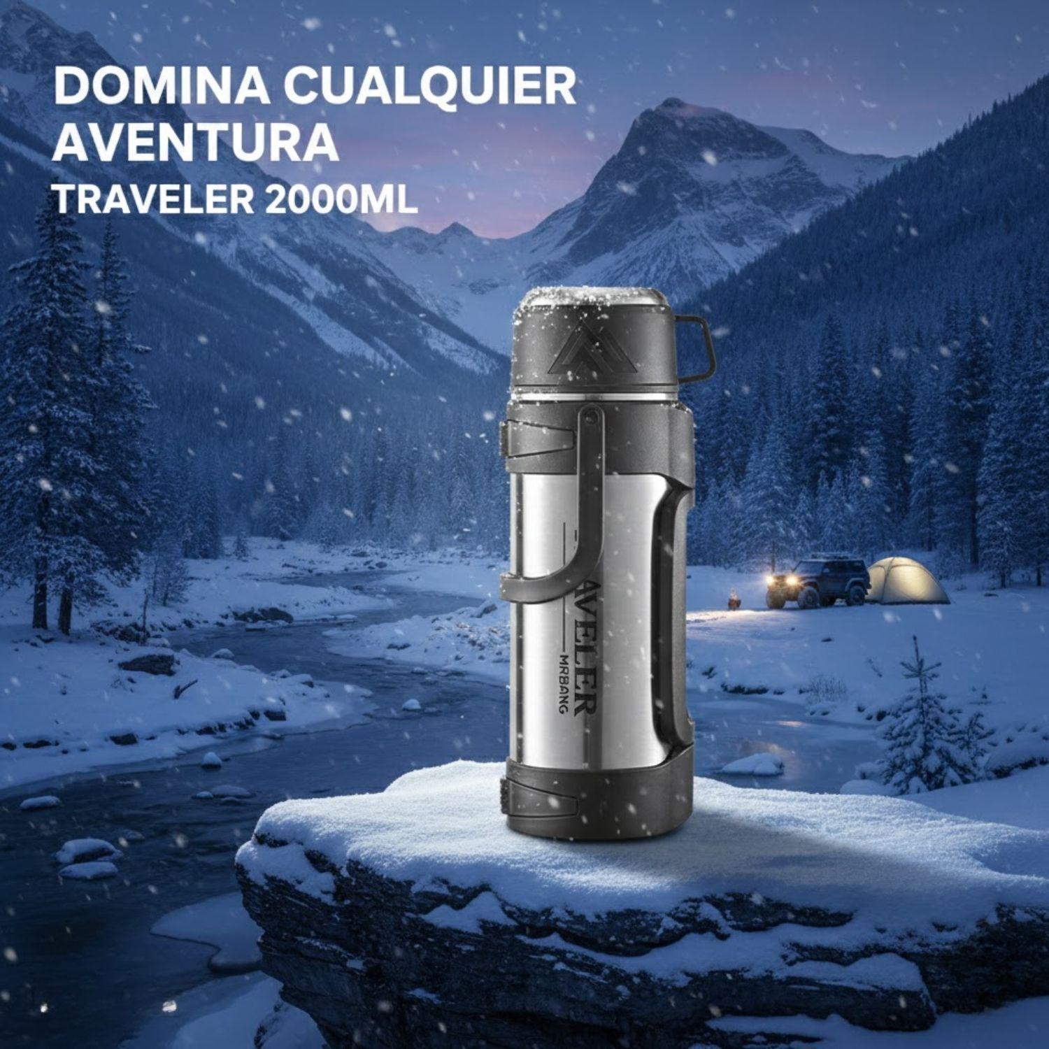 Termo 2L Acero Inoxidable 316 Botella T rmica De Viaje-3