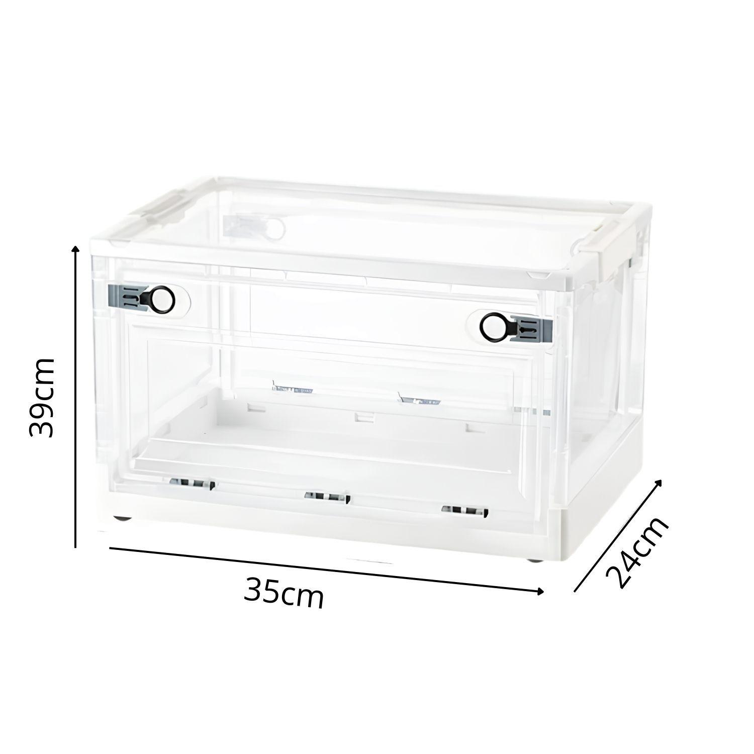 Organizador Apilable Plegable Con Tapas Oficina-3