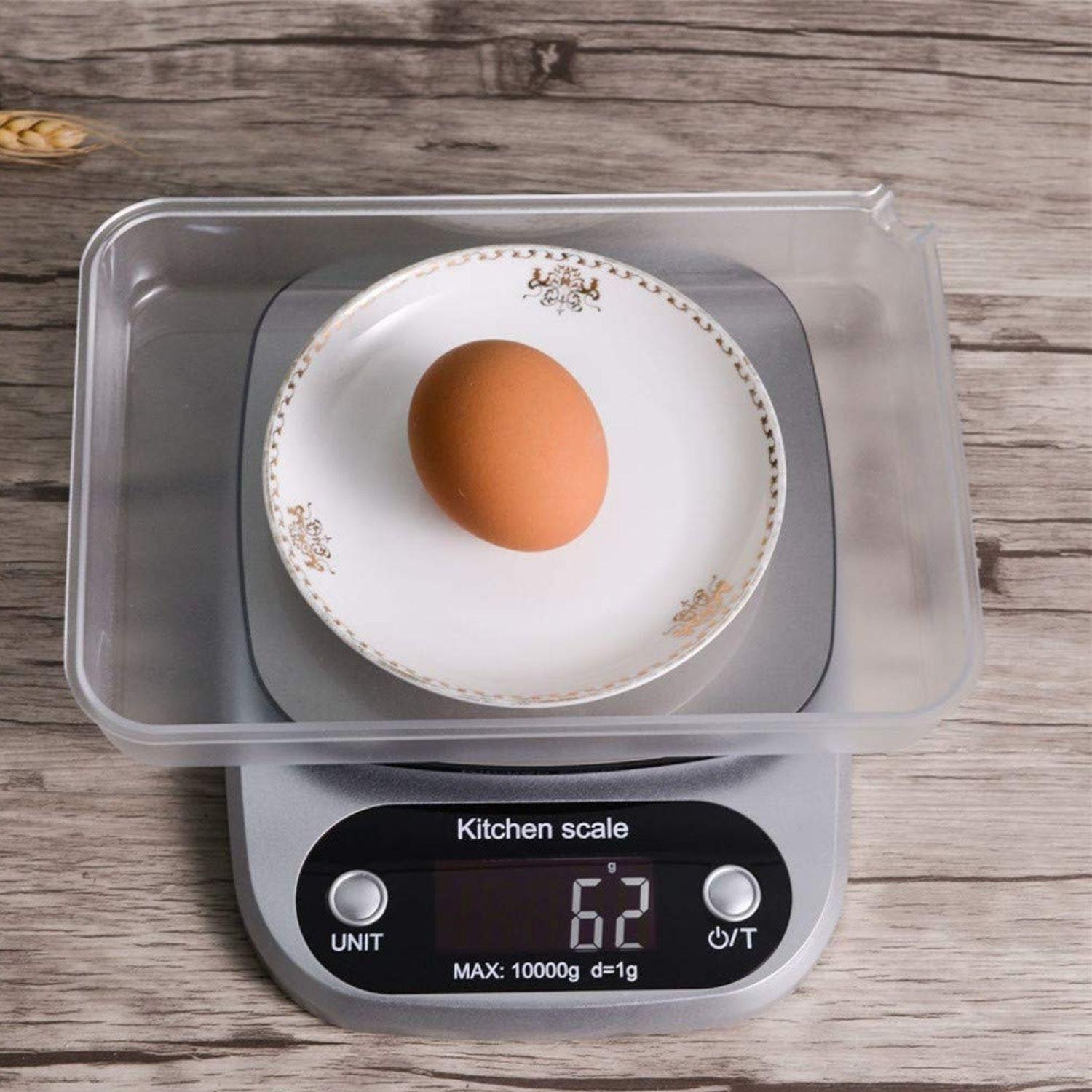 Balanza Gramera Pesa Digital De Cocina 10 kgs Con Pilas-2