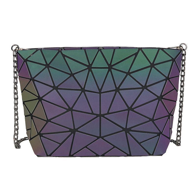 Set 3 Piezas Bolso Luminoso Cartera Monedero Neceser Mujer-4