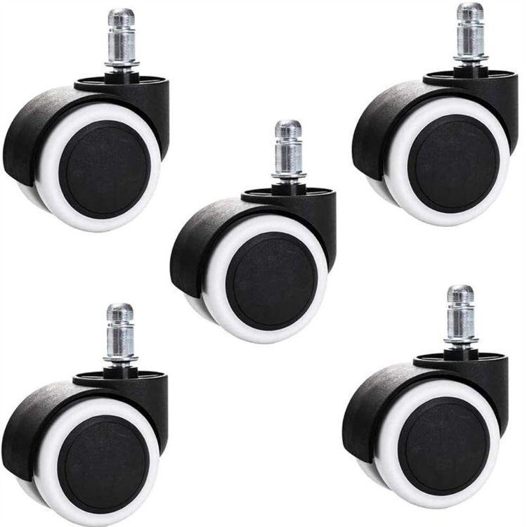 Pack 5 Ruedas Universal Silla Escritorio Oficina Repuesto-0