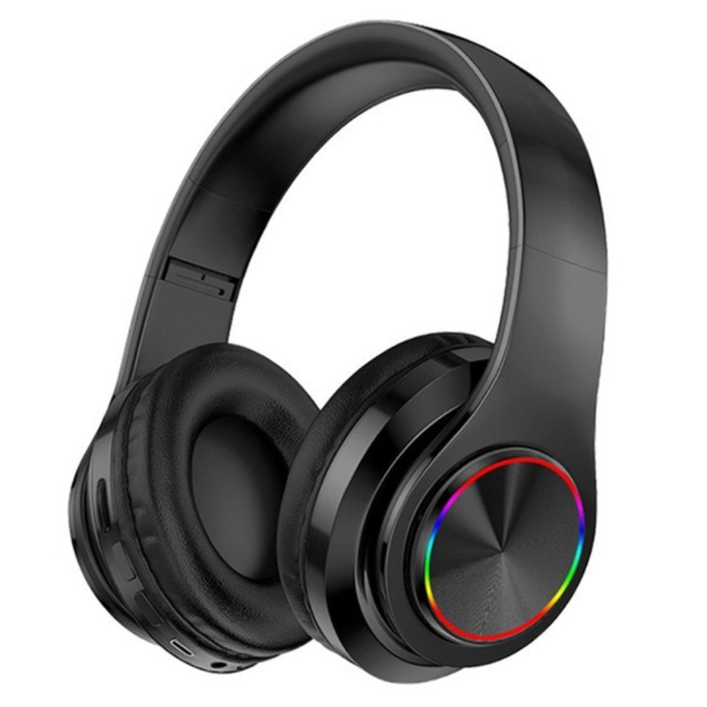 Audífonos Diadema Bluetooth Inalámbricos B39 Luces RGB-0