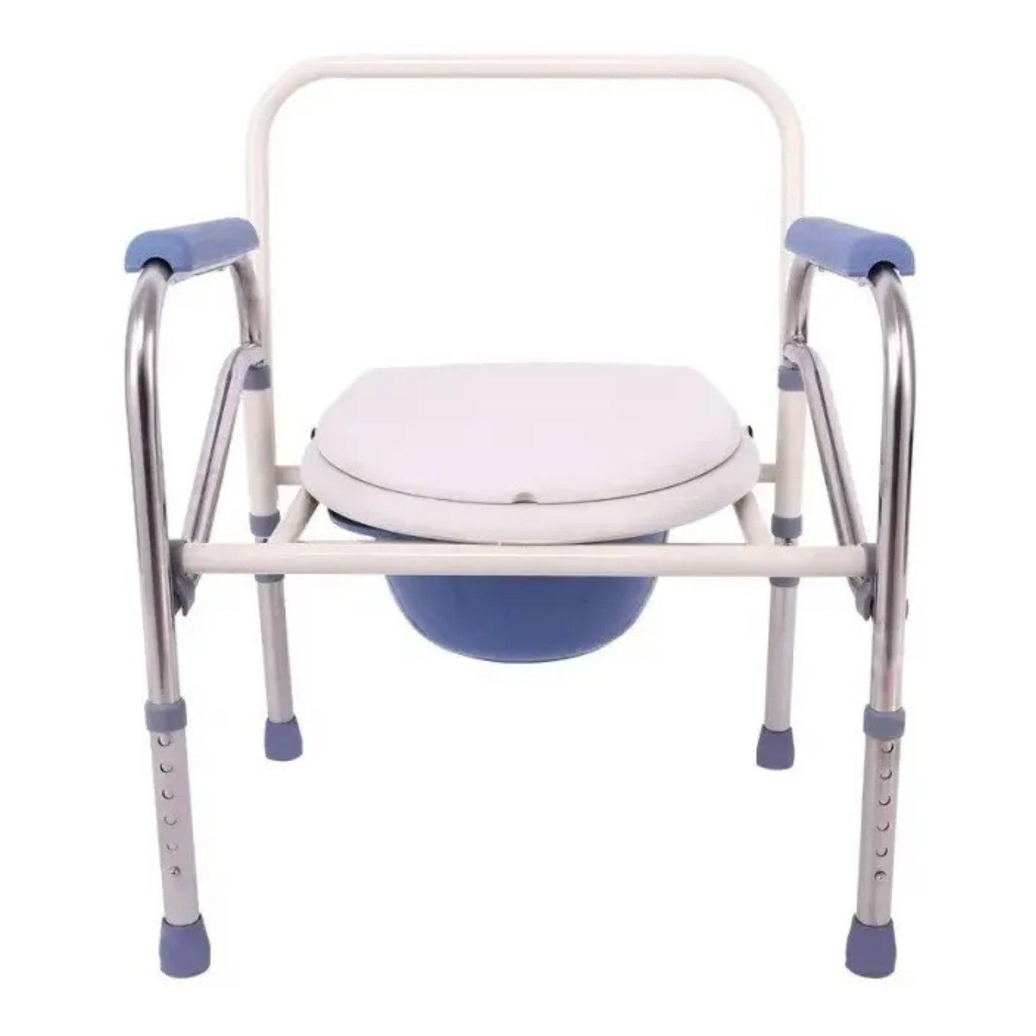 Asiento Silla Portatil Inodoro Ducha Baño Para Adulto Mayor-5