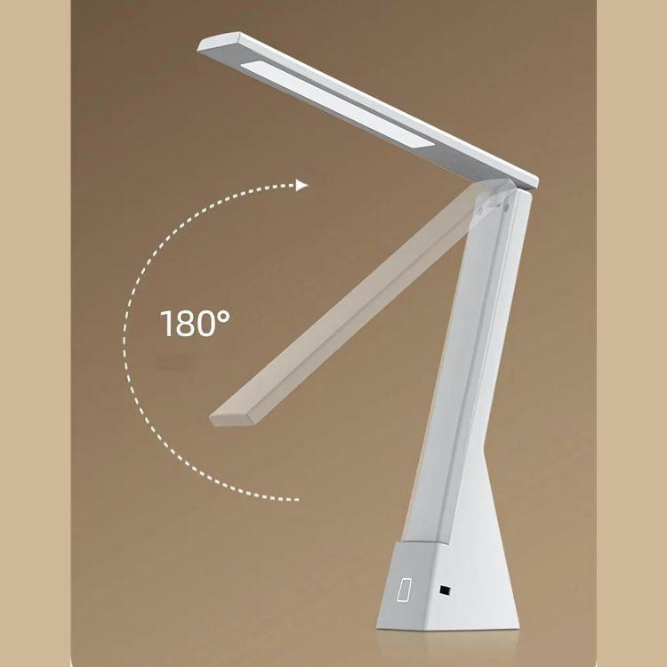 Lampara LED de Mesa Nocturna Escritorio Protección Ocular-5