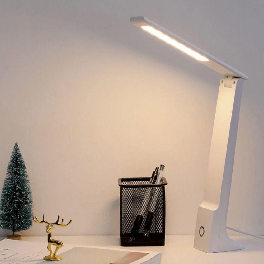 Lampara LED de Mesa Nocturna Escritorio Protección Ocular-7