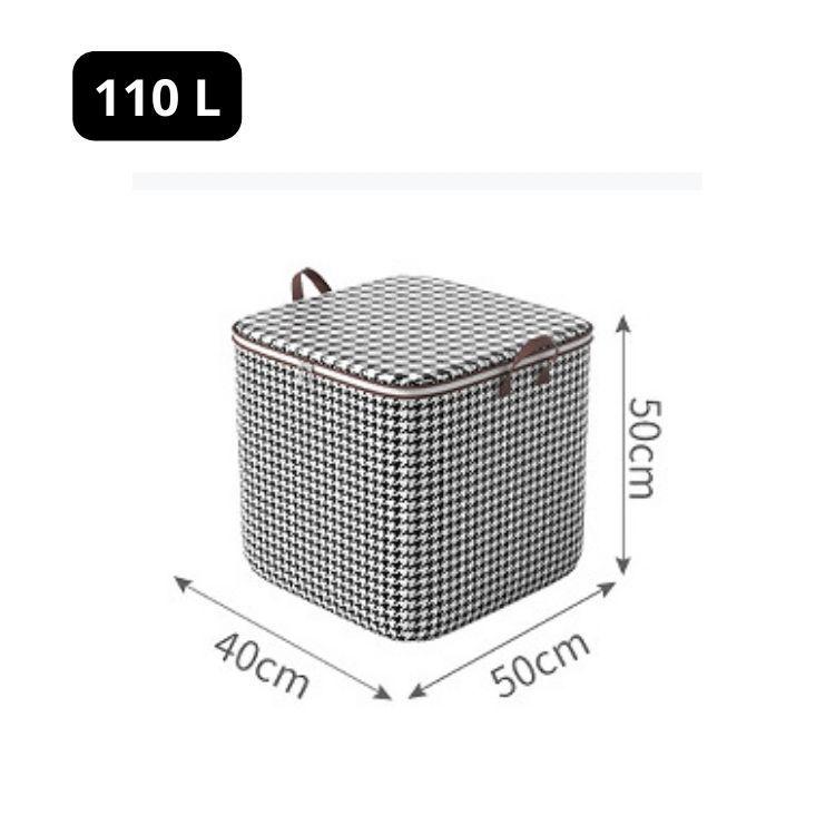Set 3 Cestas Ropa Sucia con Cierre 110L 140L 180L-3