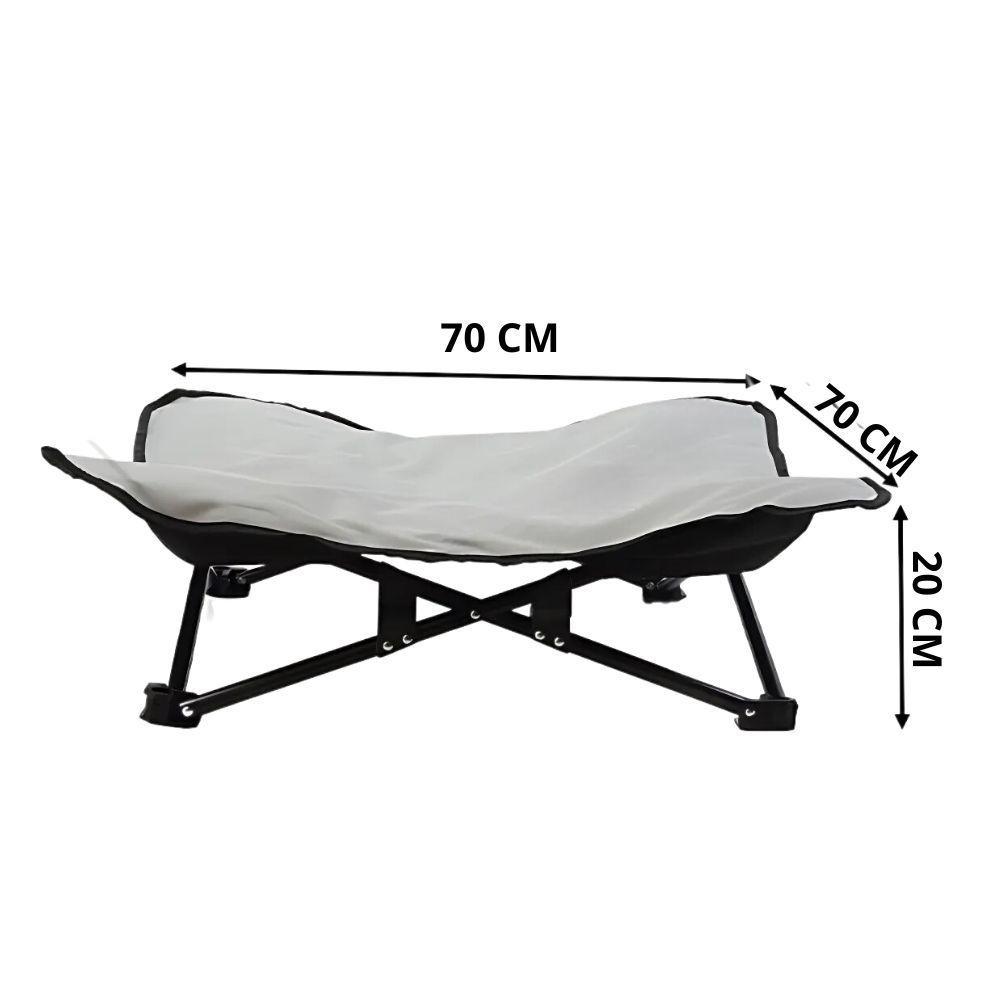 Cama Plegable Mascotas Portátil Impermeable Paseos Camping-4