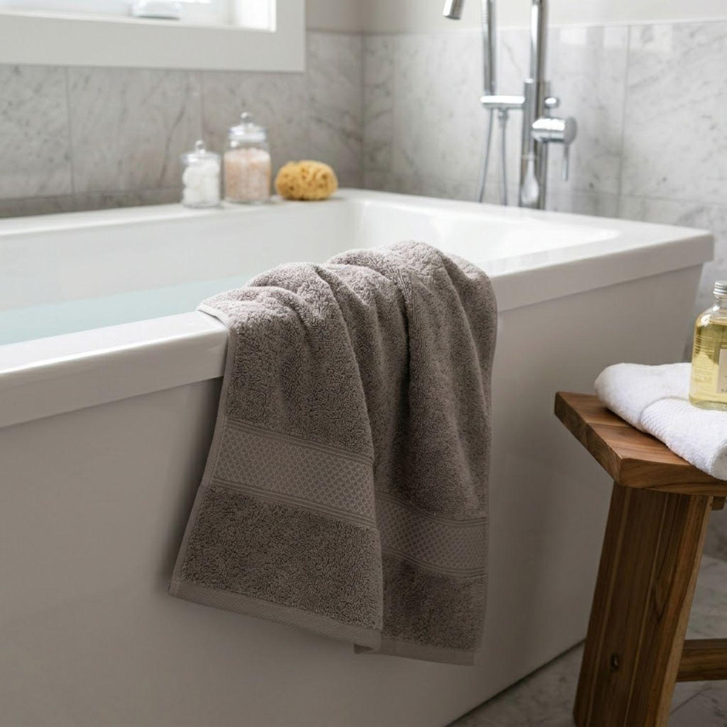 Toalla De Baño 140 x 70 cm Algodón Absorbente-3