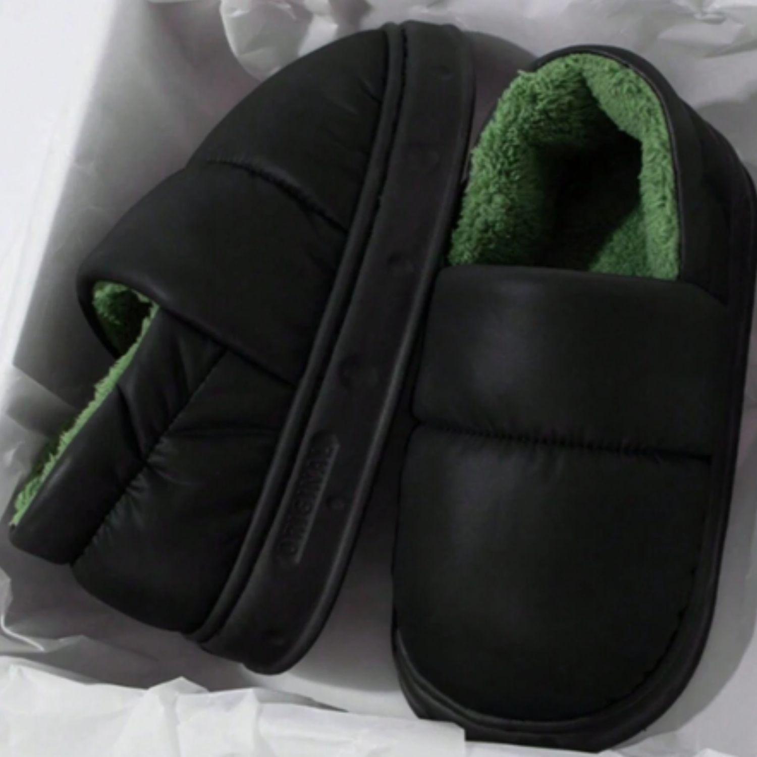Zapatos Impermeables De Invierno Pantuflas Con Chiporro-3