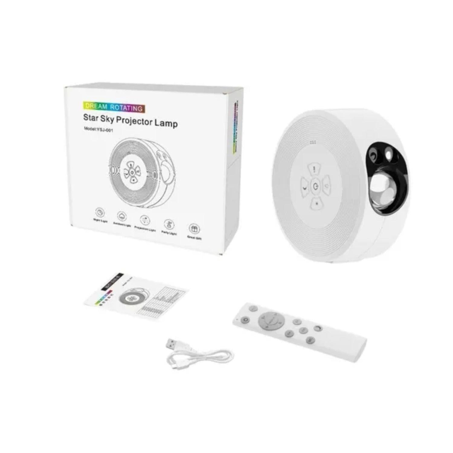 Proyector Led Portátil Galaxia 360º Con Bluetooh-3