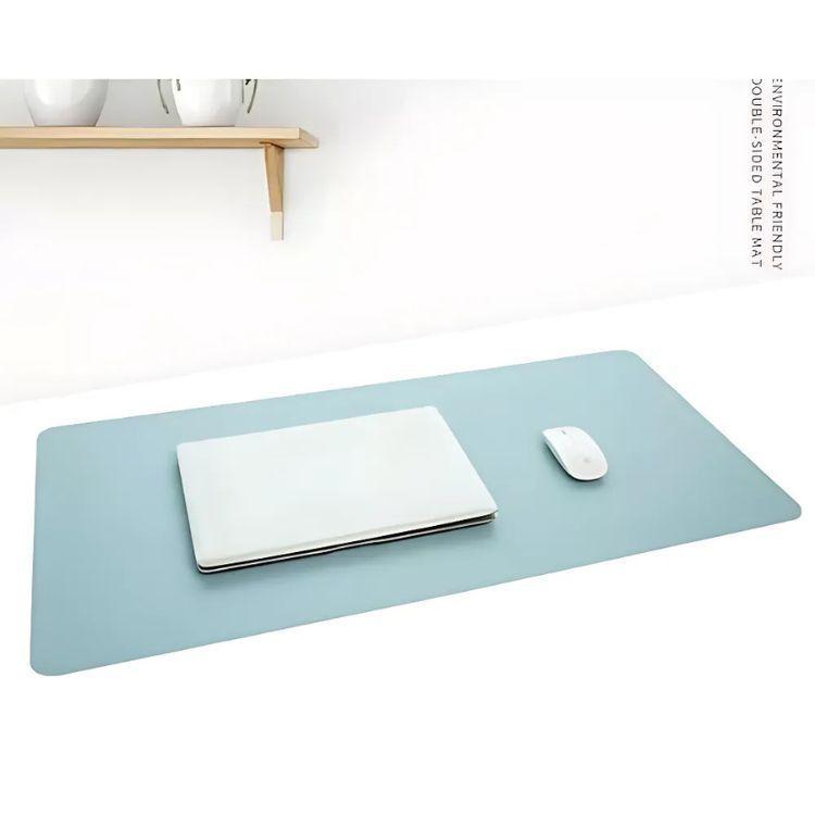 Alfombrilla Mouse Pad Cuero Doble Cara 80 X 40 Cm Impermeable-2