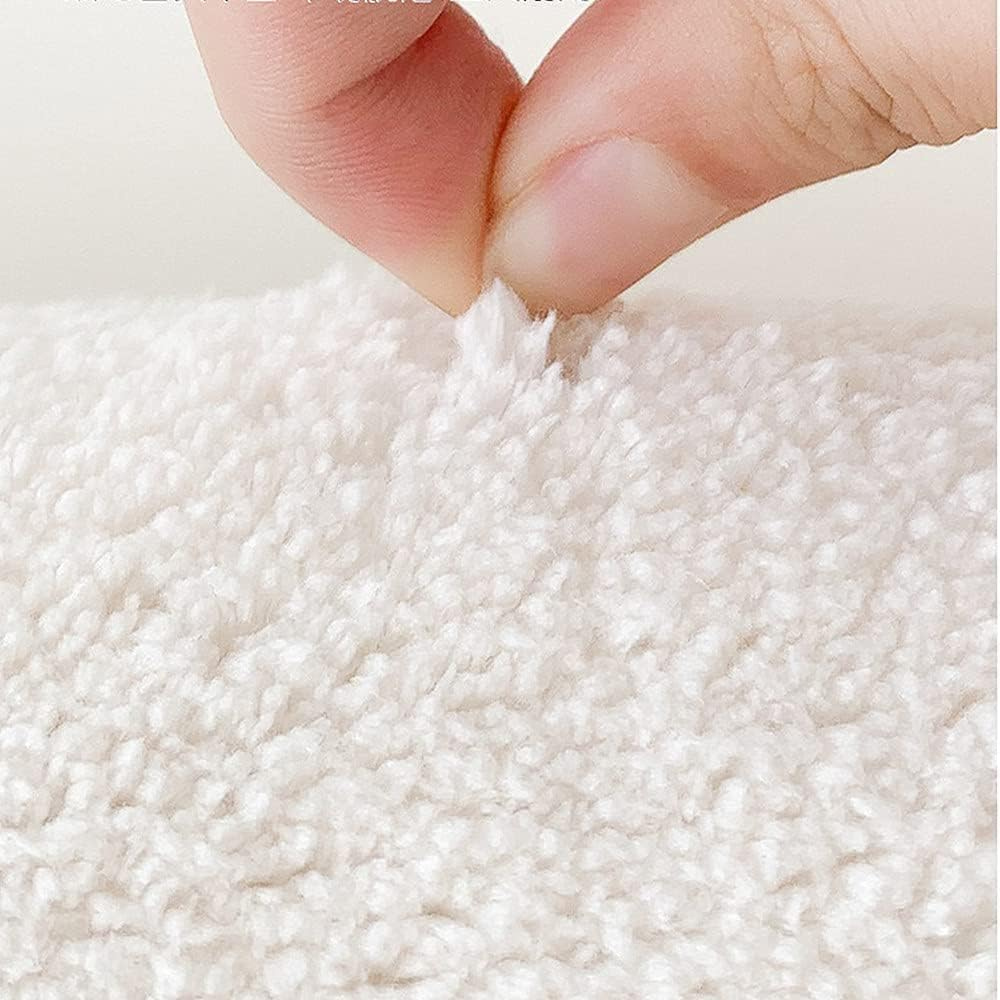 Alfombra Larga Ovalada Peluda Dormitorio Flores 120x40cm-2