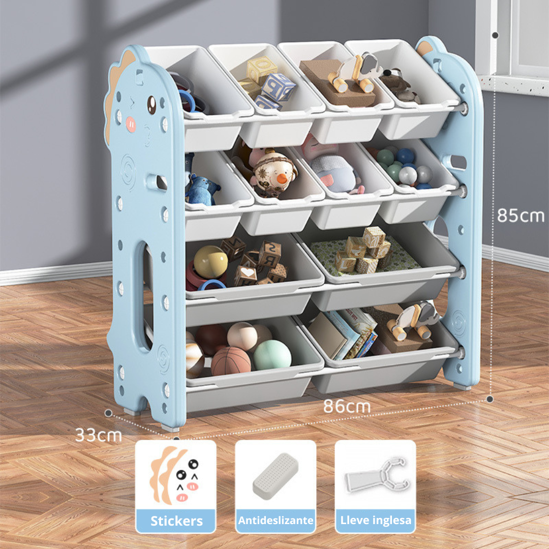 Organizador De Juguetes Para Niños Estante Almacenador-1