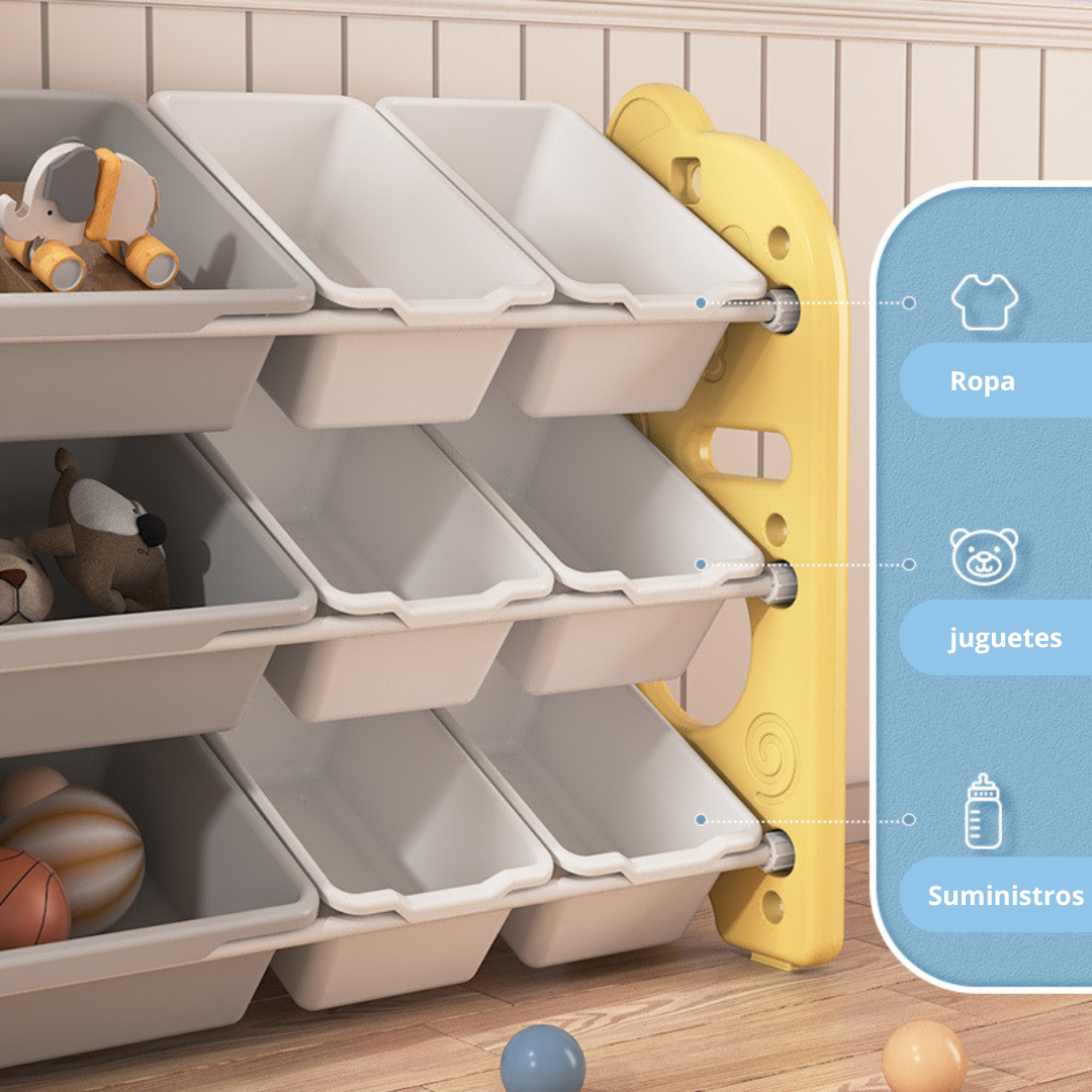 Organizador De Juguetes Para Niños Estante Almacenador-2