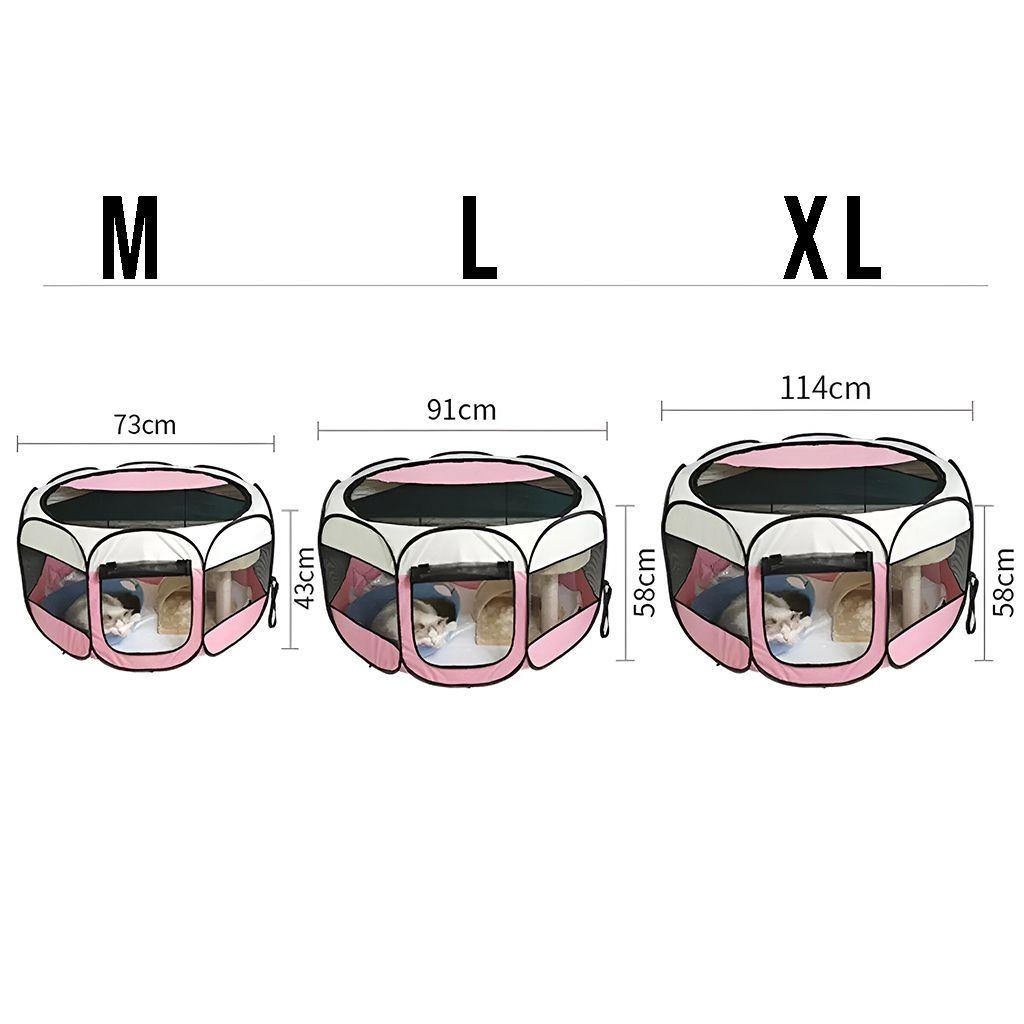 Corral Nido Plegable para Mascotas Casa Impermeable XL-2