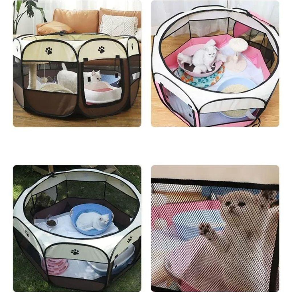 Corral Nido Plegable para Mascotas Casa Impermeable XL-6
