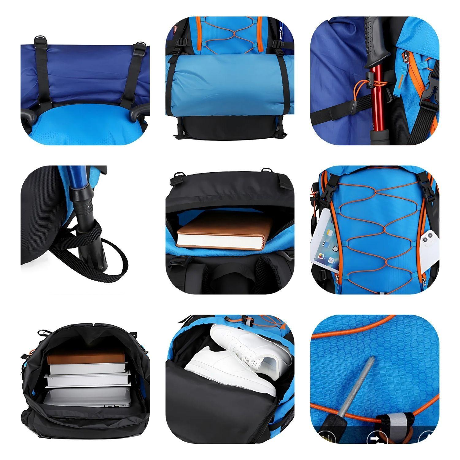 Mochila Camping 65 Litros Unisex Outdoor Deportiva-5