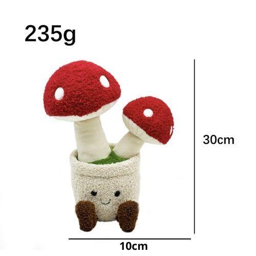 Peluche En Forma De Hongo Planta 30 cm Muñeco Kawaii Plush-3