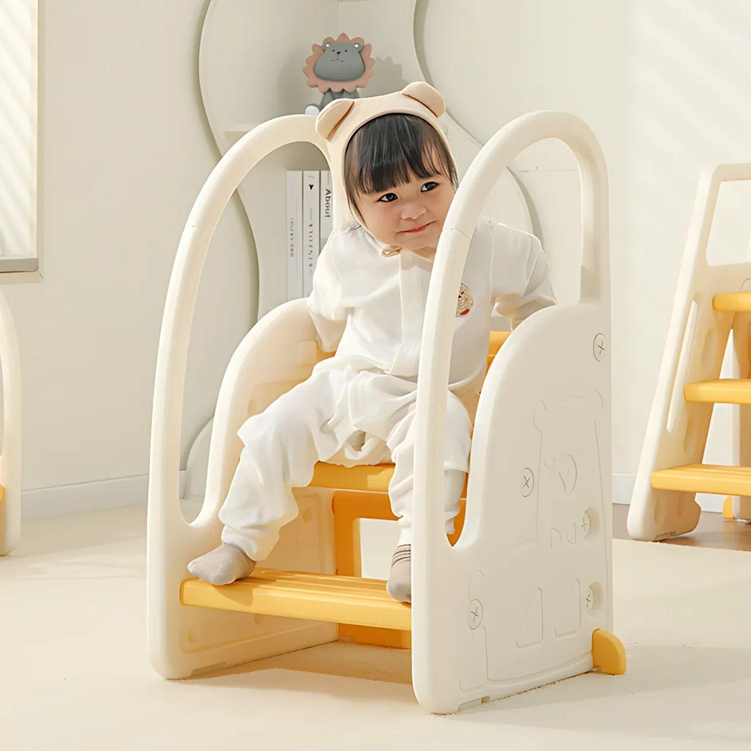 Mini Escalera Para Niños Taburete Multifuncional-6