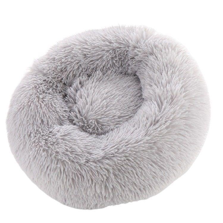 Cama Nido de Felpa Para Mascotas Con Forma de Rosca 50cm-5