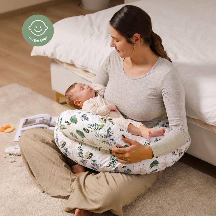 Almohada De Lactancia Colecho Apego Cojin Maternal-4