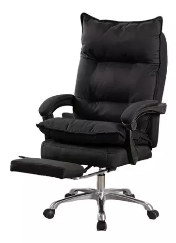 Silla Jefe De Tela Oficina Con Reposapiés-0