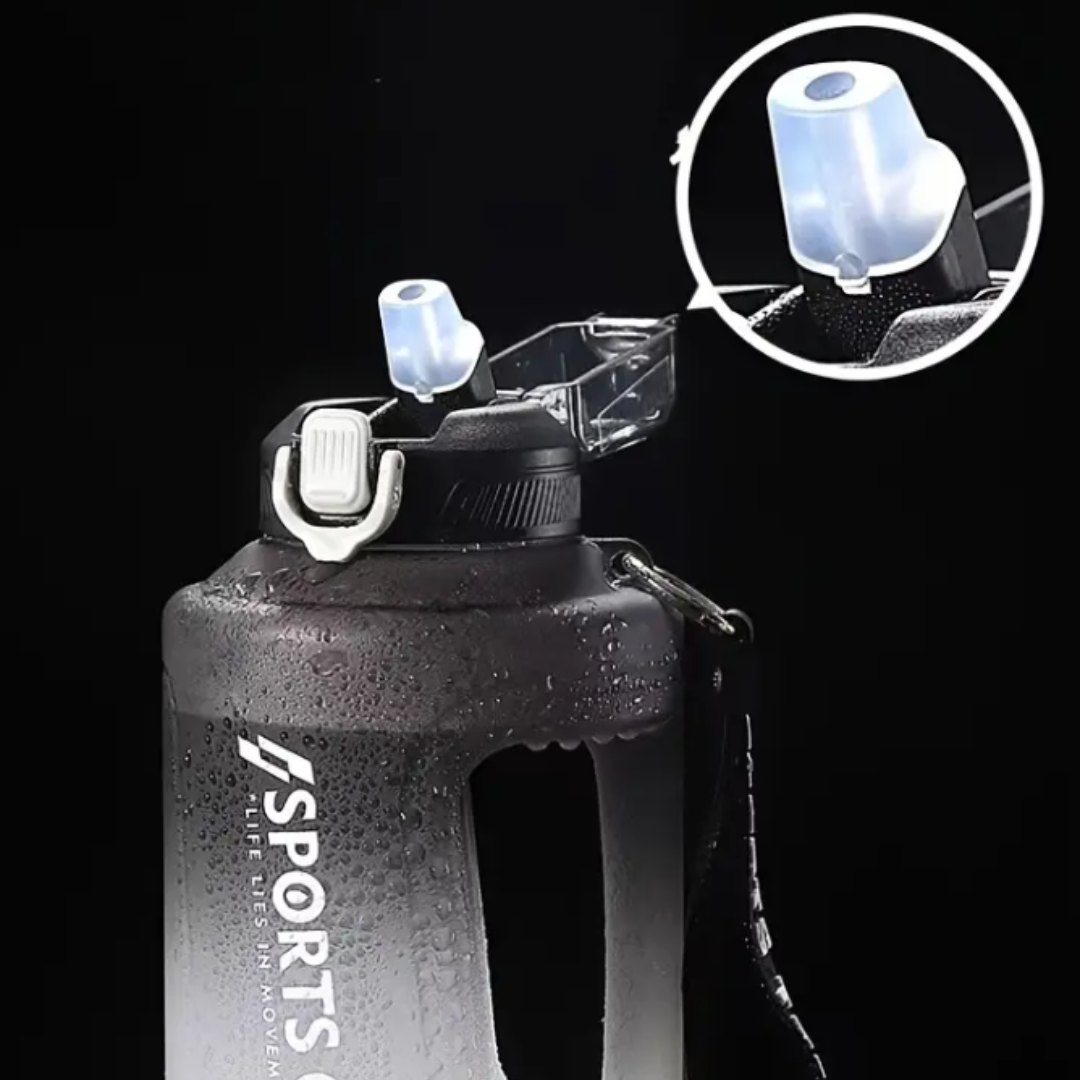 Botella De Agua Gradiente 2300ml Deportiva Fitness Unisex-3