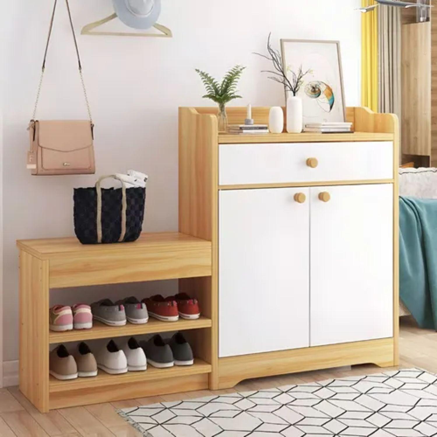 Zapatero Armario Estante Organizador 90x115x35 Dormitorio-3