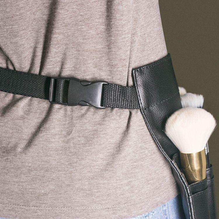 Bandolera Para Maquillaje Profesional Brochas Estilista -4