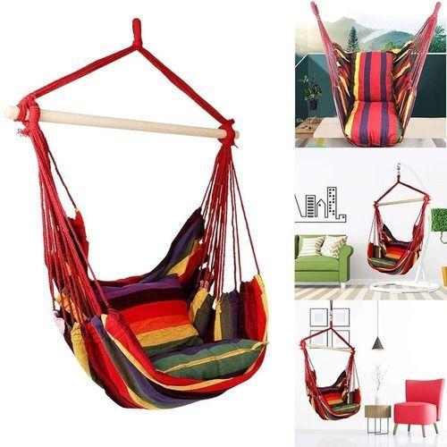 Silla Hamaca Con Palo Camping Columpio Outdoor-3