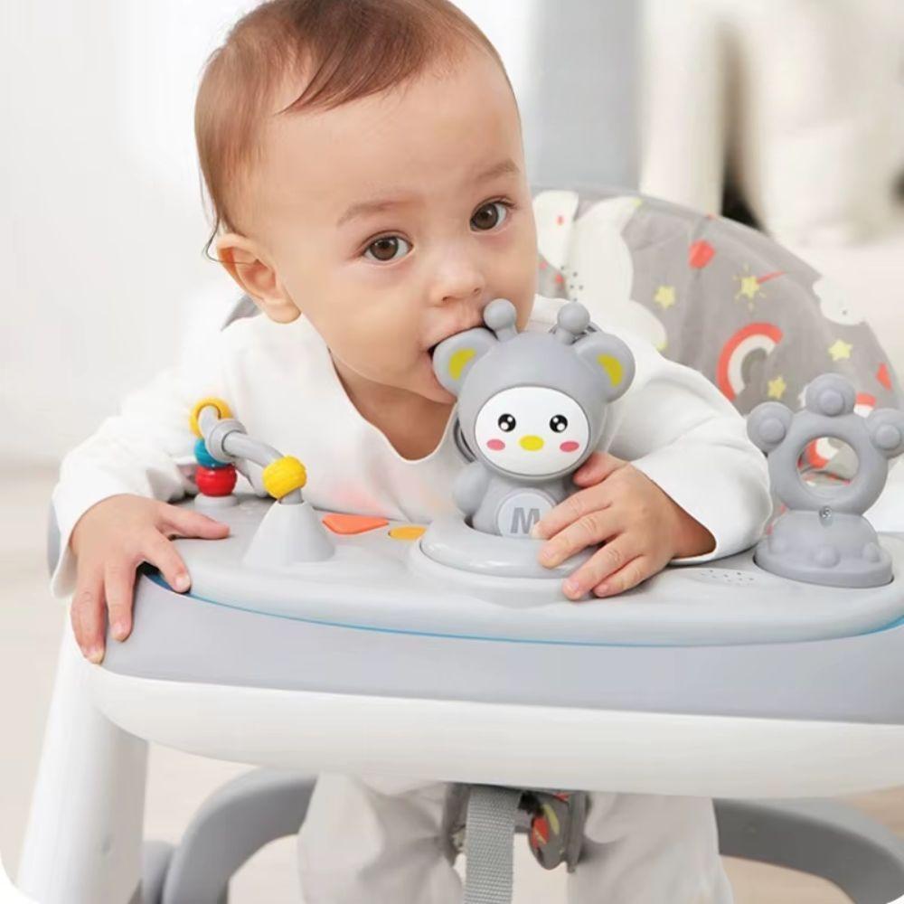 Andadera Caminadora De Bebé Multifuncional Anticaida Unisex Roja-5